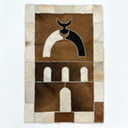 "Twin Moon" Luxury Cowhide Prayer Mat | Gift Boxed Set