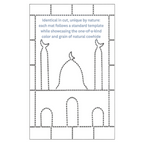 "Twin Minarets" Luxury Cowhide Prayer Mat | Ready-to-Gift Boxed Set